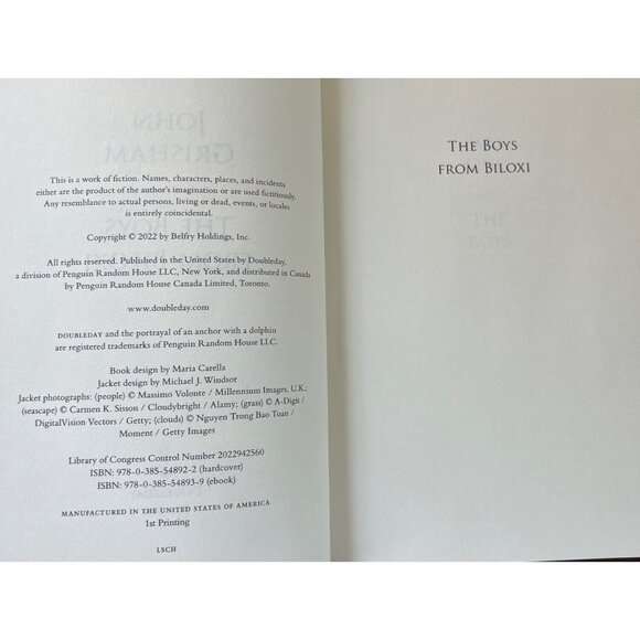 John Grisham Lot of 3 (Reckoning; Guardian & Boys Biloxi) Hardcover 1st Ed Books - Picture 9 of 9